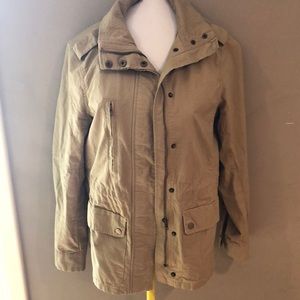 Tan Love Tree Light Jacket Size Small